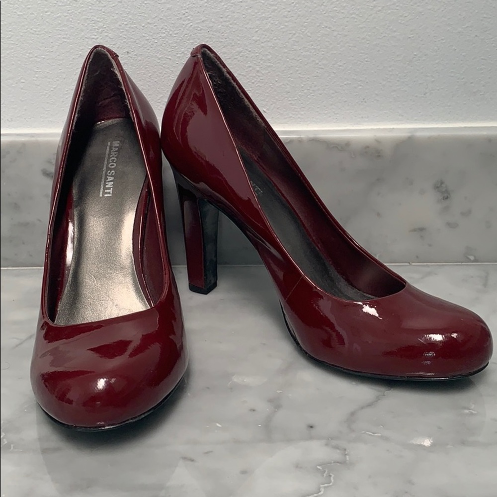 Marco Santi blood red high heels